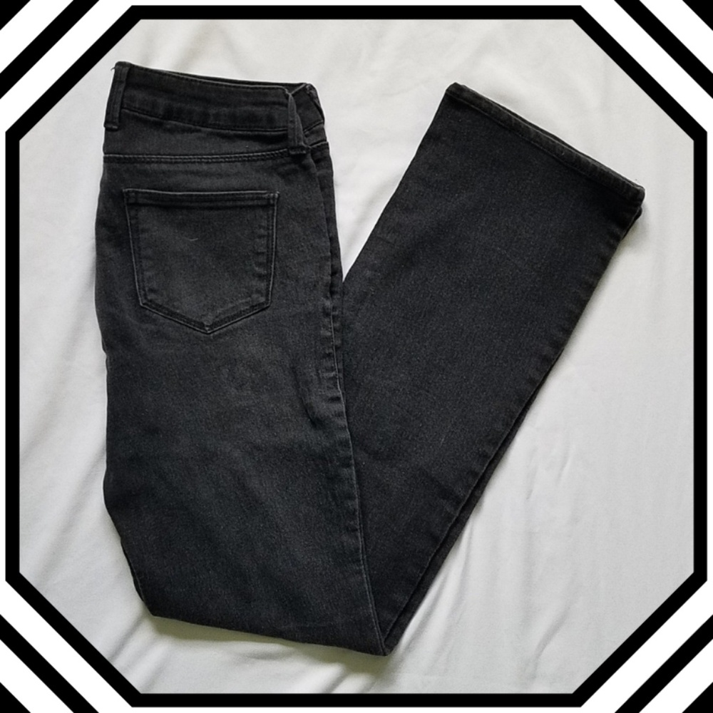 No Boundaries Black Straight Leg Jeans